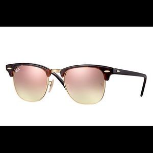 ROSE GOLD RAYBAN CLUBMASTERS